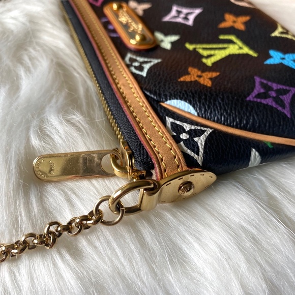 Louis Vuitton Pochette Milla MM - Monogram Multicolor Black M60097 - Picture 13 of 16